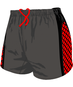 Custom, Bespoke Rugby Short Design 280 Front - Badger Rugby