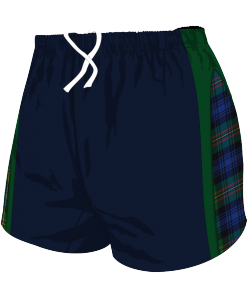 Custom, Bespoke Rugby Short Design 281 Front - Badger Rugby