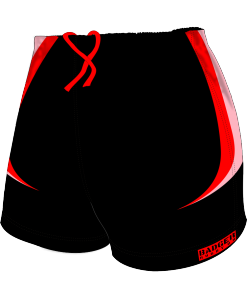 Custom, Bespoke Rugby Short Design 414 Front - Badger Rugby